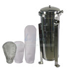 5 micrones 304 de bolso del filtro de acero inoxidable de los cárteres para el sistema de tratamiento líquido del agua