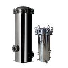 Filtración industrial SUS304 6m m cárter del filtro multi del cartucho de 5 micrones