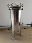 Filtración industrial SUS304 6m m cárter del filtro multi del cartucho de 5 micrones