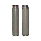 El cilindro 70m m M20 M32 sinterizó los filtros de acero inoxidables porosos