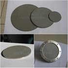 disco poroso sinterizado titanio del filtro del polvo de metal de la placa de filtro de 50m m 60m m