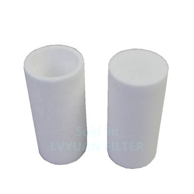 60" filtros microporosos sinterizados del polietileno de la tubería 30Mpa de PTFE