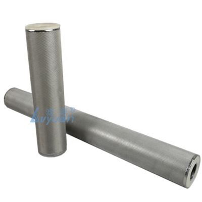 La malla de acero inoxidable 100um de SUS304 SUS316L sinterizó el filtro del cartucho del metal